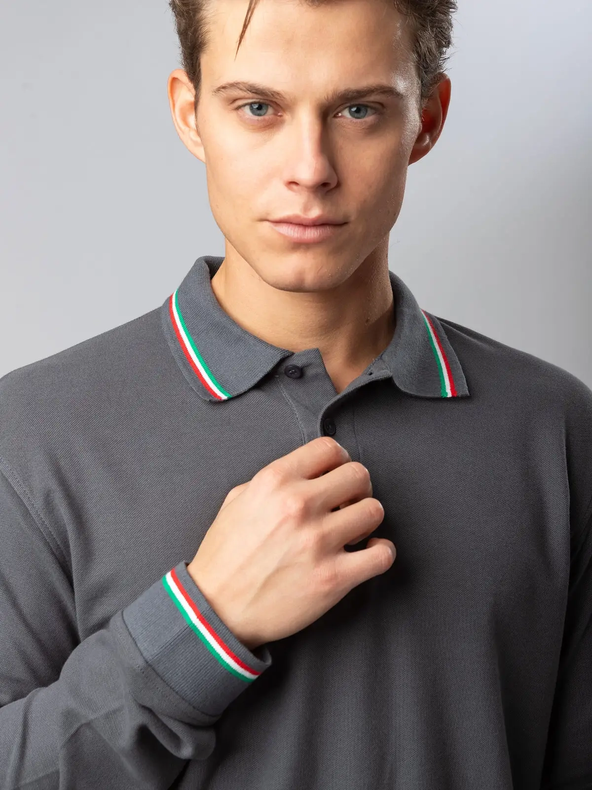 Immagine Polo Italy Manica lunga