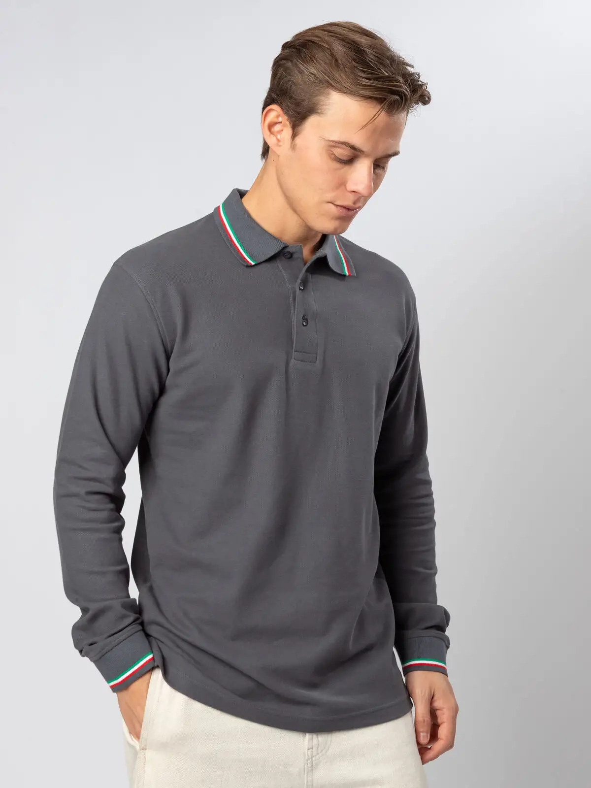 Immagine Polo Italy Manica lunga