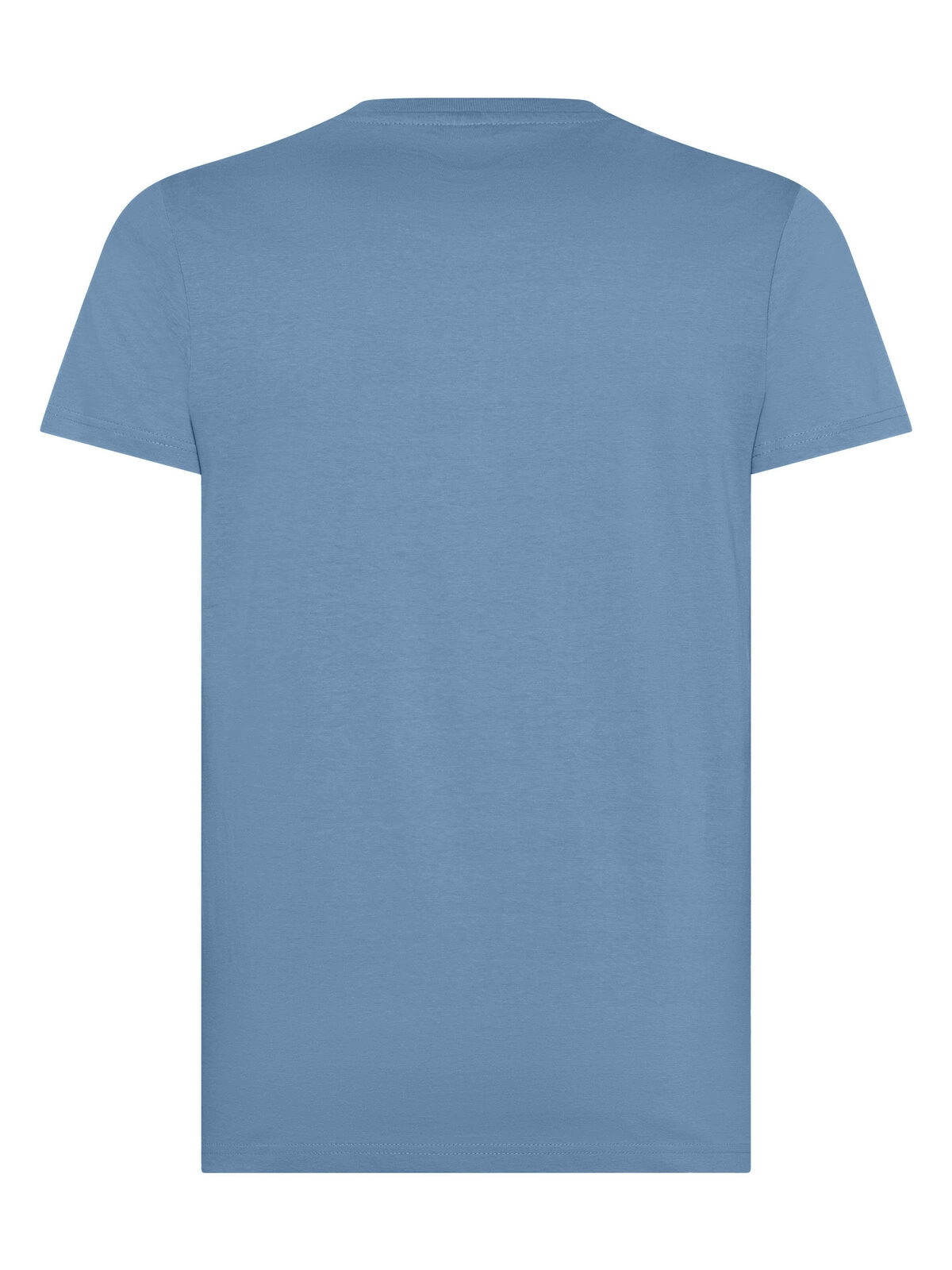 Immagine T-shirt manica corta, tessuto ring-spun single jersey, collo basso con cucitura a doppio ago