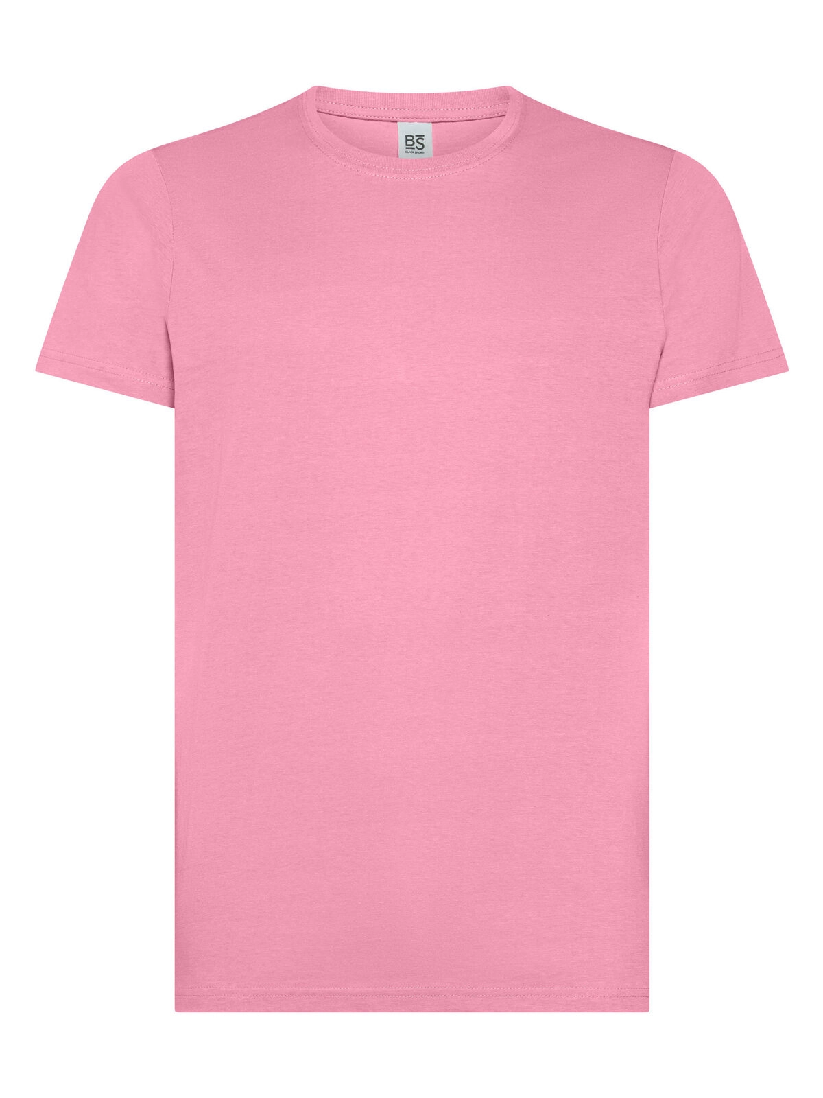 Immagine T-shirt manica corta, tessuto ring-spun single jersey, collo basso con cucitura a doppio ago