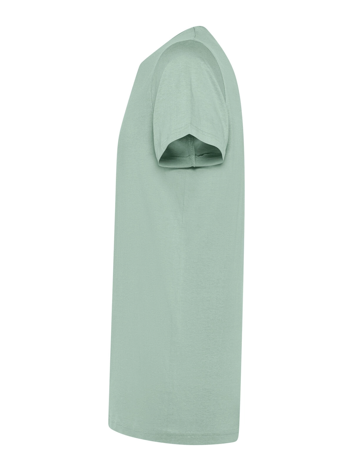 Immagine T-shirt manica corta, tessuto ring-spun single jersey, collo basso con cucitura a doppio ago