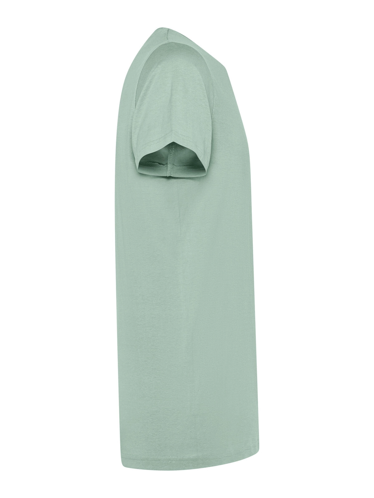 Immagine T-shirt manica corta, tessuto ring-spun single jersey, collo basso con cucitura a doppio ago