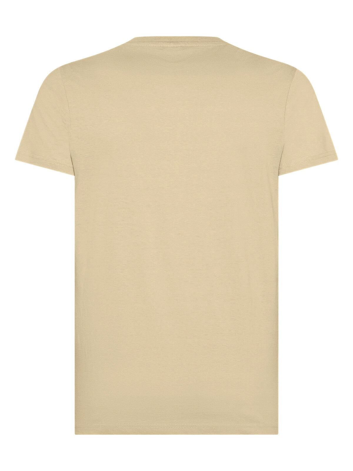 Immagine T-shirt manica corta, tessuto ring-spun single jersey, collo basso con cucitura a doppio ago