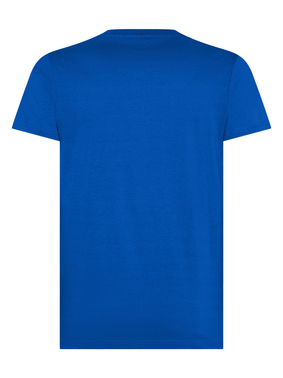 Immagine T-shirt manica corta, tessuto ring-spun single jersey, collo basso con cucitura a doppio ago