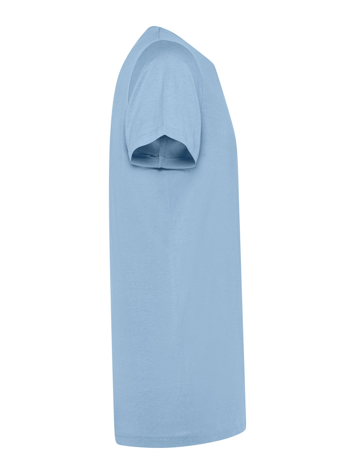 Immagine T-shirt manica corta, tessuto ring-spun single jersey, collo basso con cucitura a doppio ago
