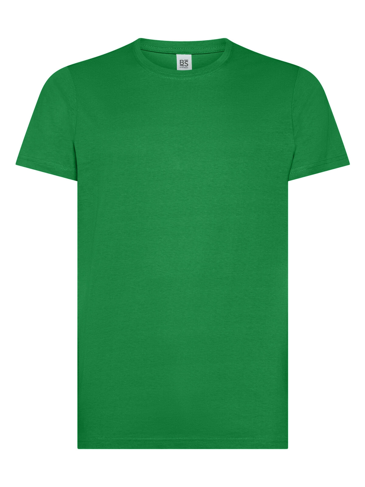Immagine T-shirt manica corta, tessuto ring-spun single jersey, collo basso con cucitura a doppio ago