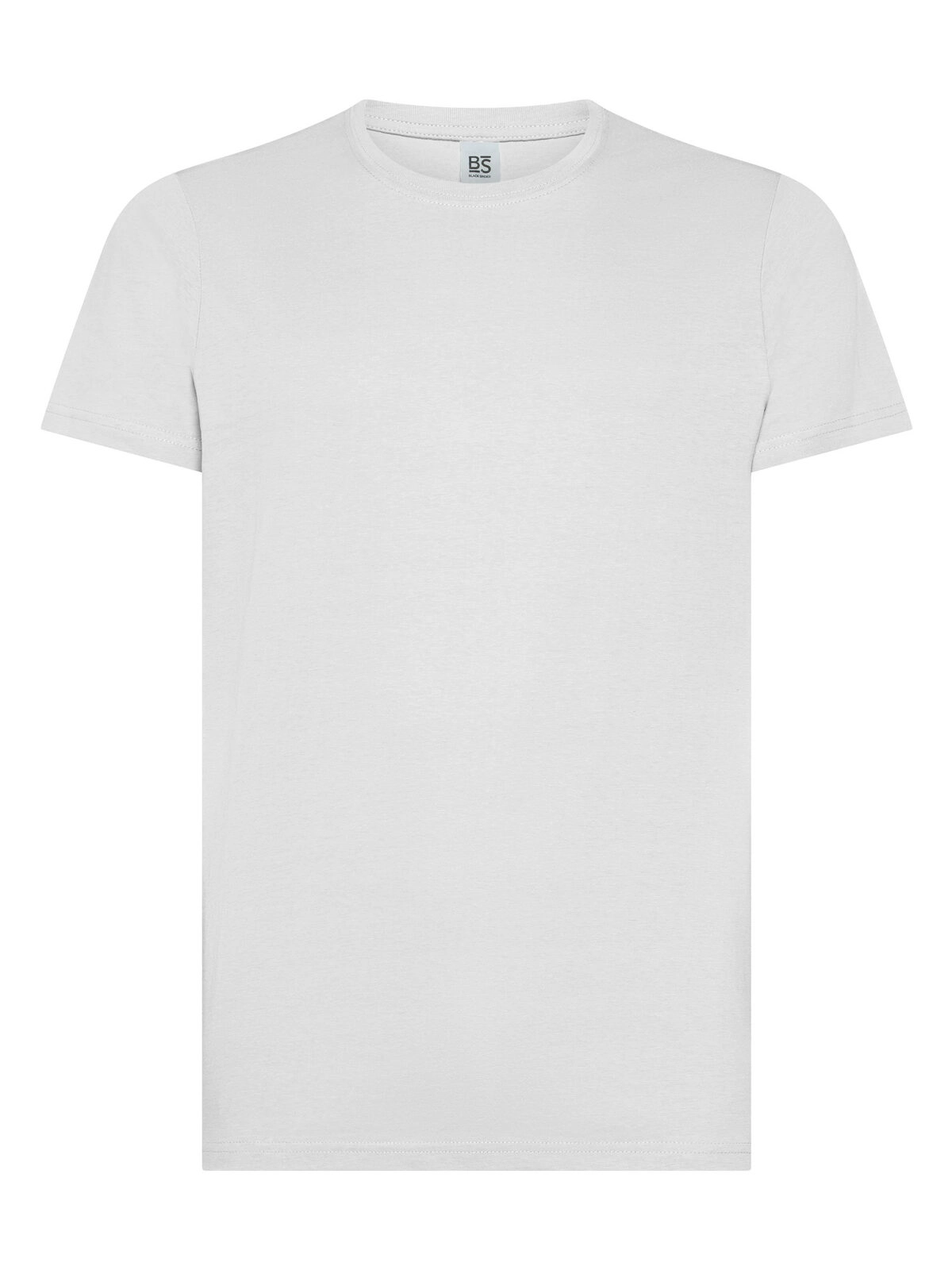 Immagine T-shirt manica corta, tessuto ring-spun single jersey, collo basso con cucitura a doppio ago