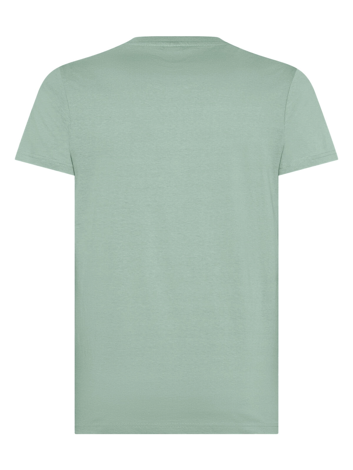 Immagine T-shirt manica corta, tessuto ring-spun single jersey, collo basso con cucitura a doppio ago