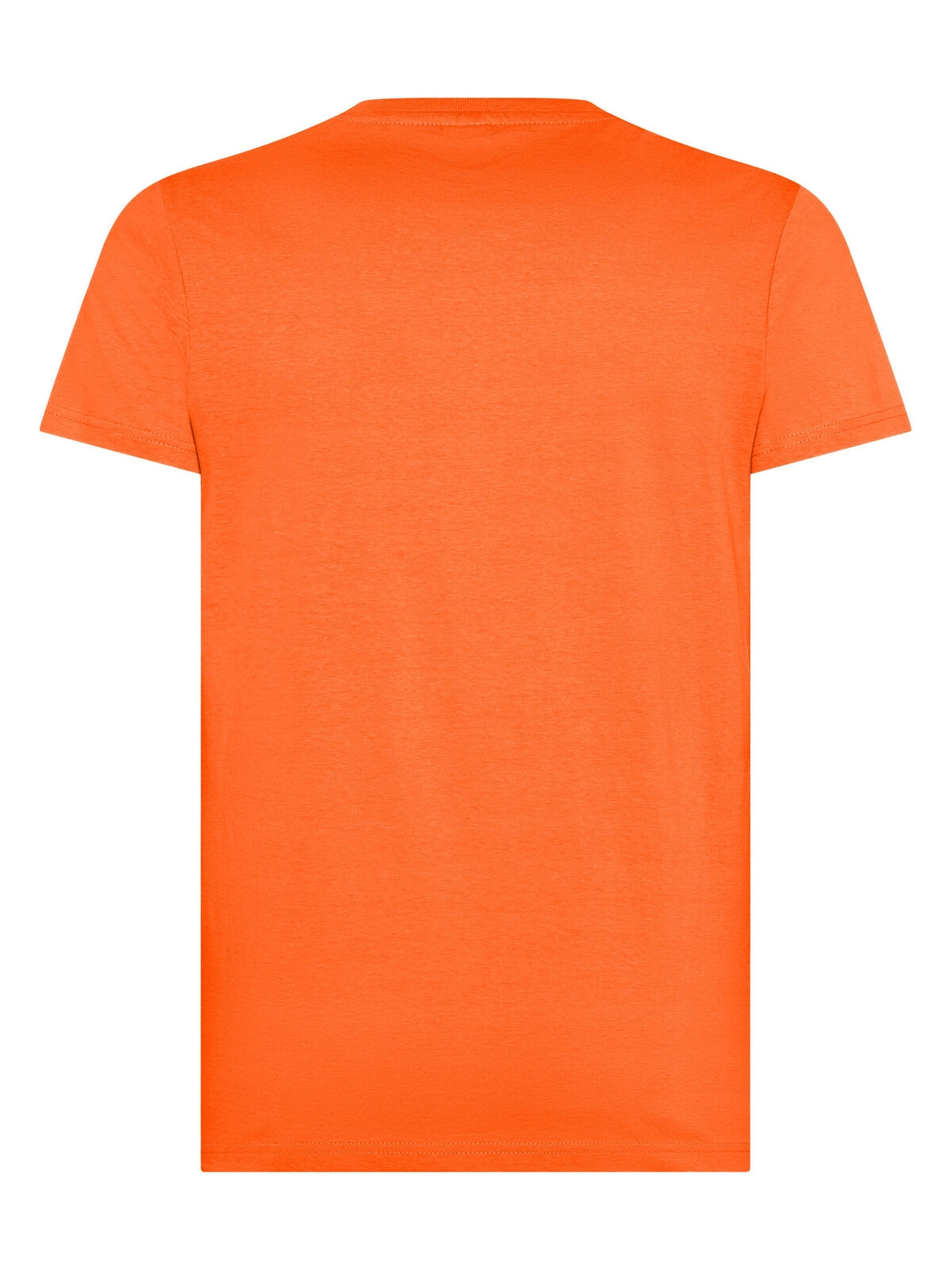 Immagine T-shirt manica corta, tessuto ring-spun single jersey, collo basso con cucitura a doppio ago