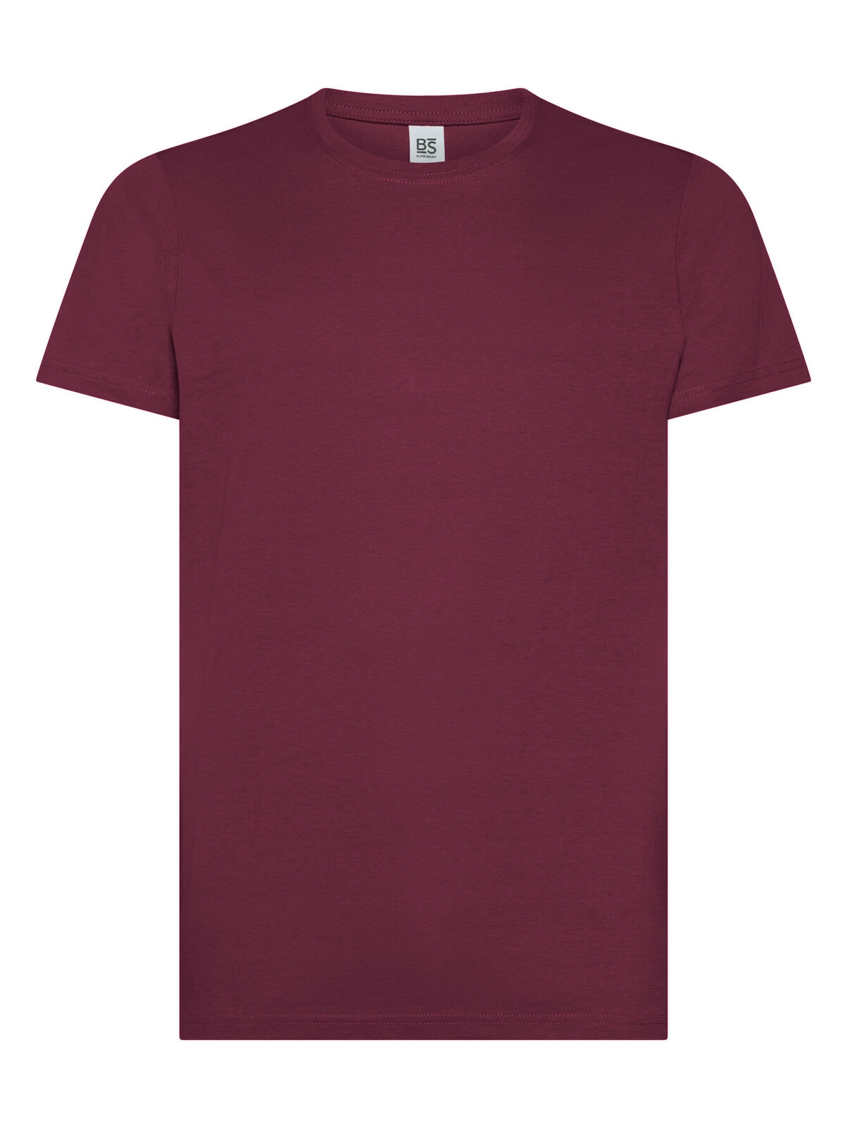Immagine T-shirt manica corta, tessuto ring-spun single jersey, collo basso con cucitura a doppio ago