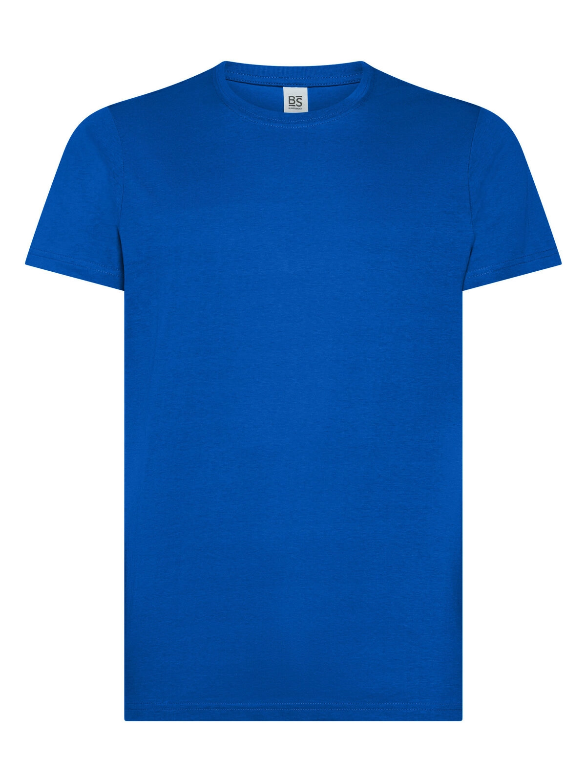 Immagine T-shirt manica corta, tessuto ring-spun single jersey, collo basso con cucitura a doppio ago