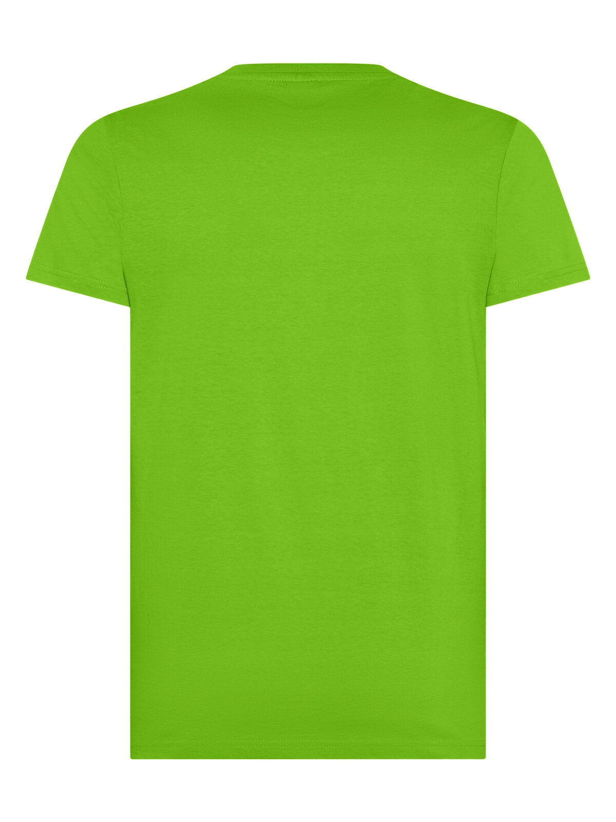 Immagine T-shirt manica corta, tessuto ring-spun single jersey, collo basso con cucitura a doppio ago