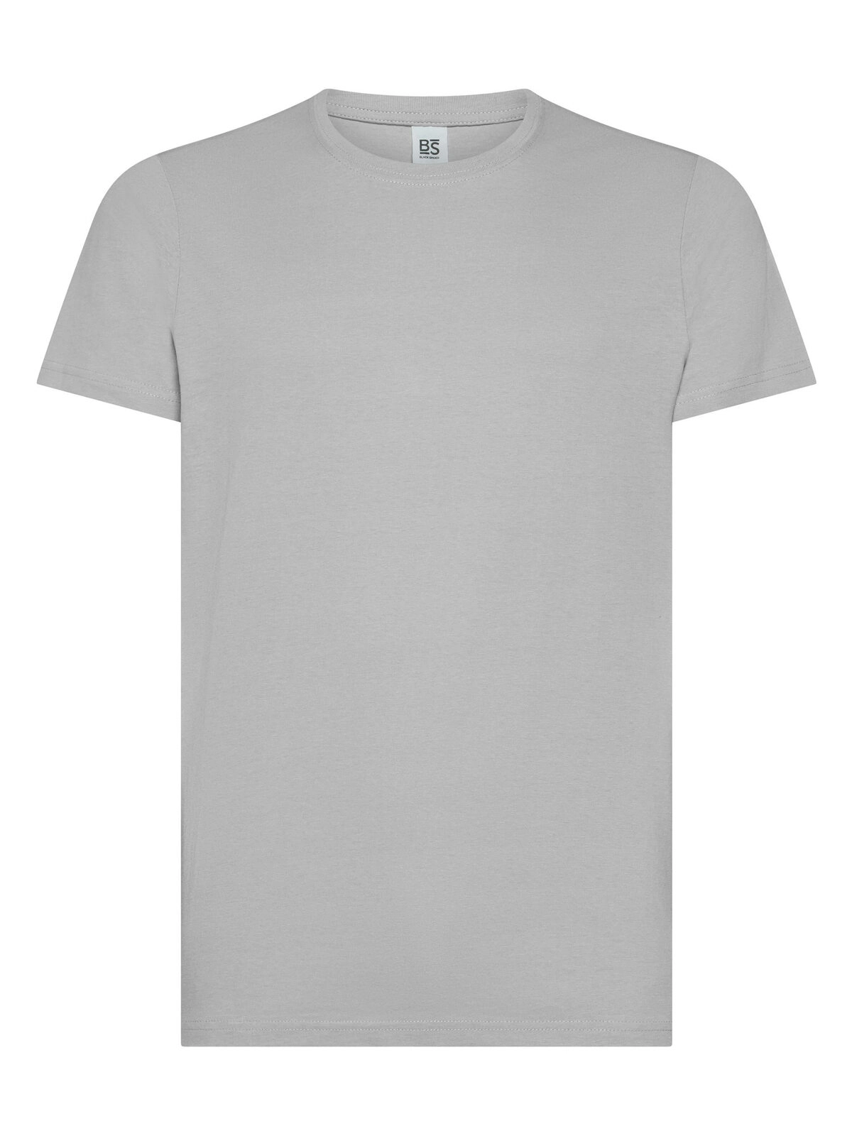 Immagine T-shirt manica corta, tessuto ring-spun single jersey, collo basso con cucitura a doppio ago