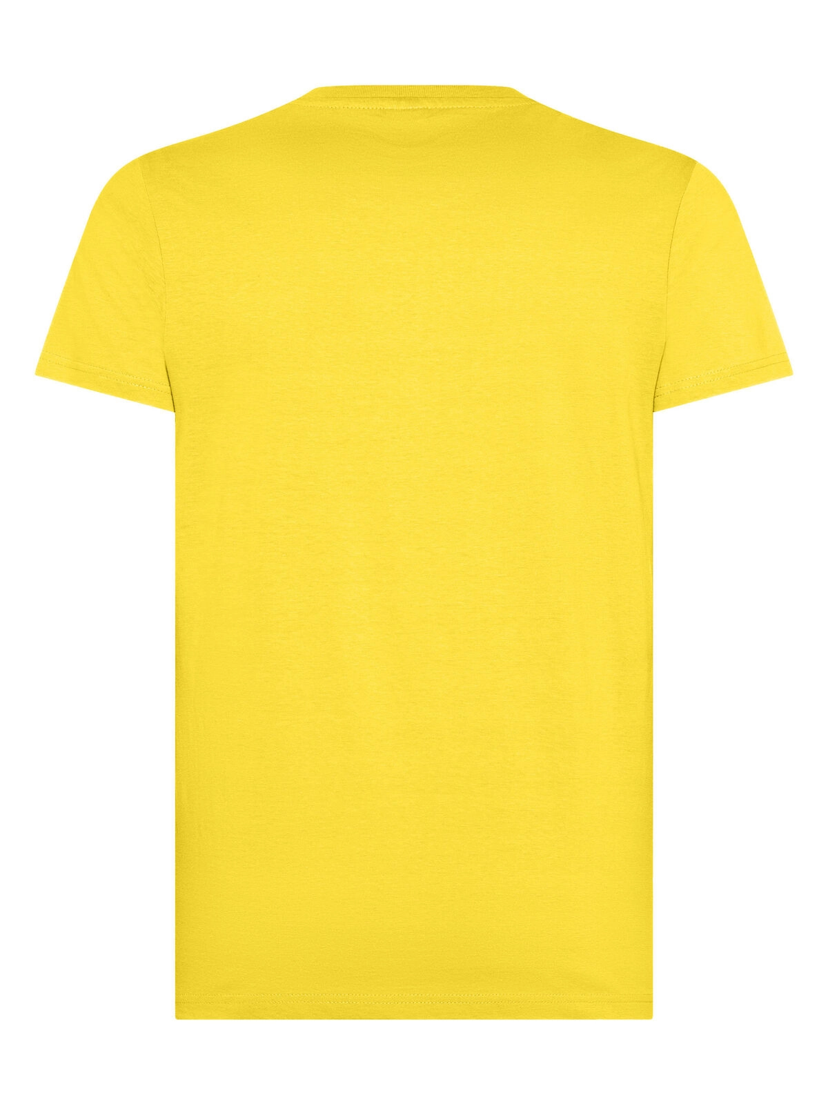 Immagine T-shirt manica corta, tessuto ring-spun single jersey, collo basso con cucitura a doppio ago