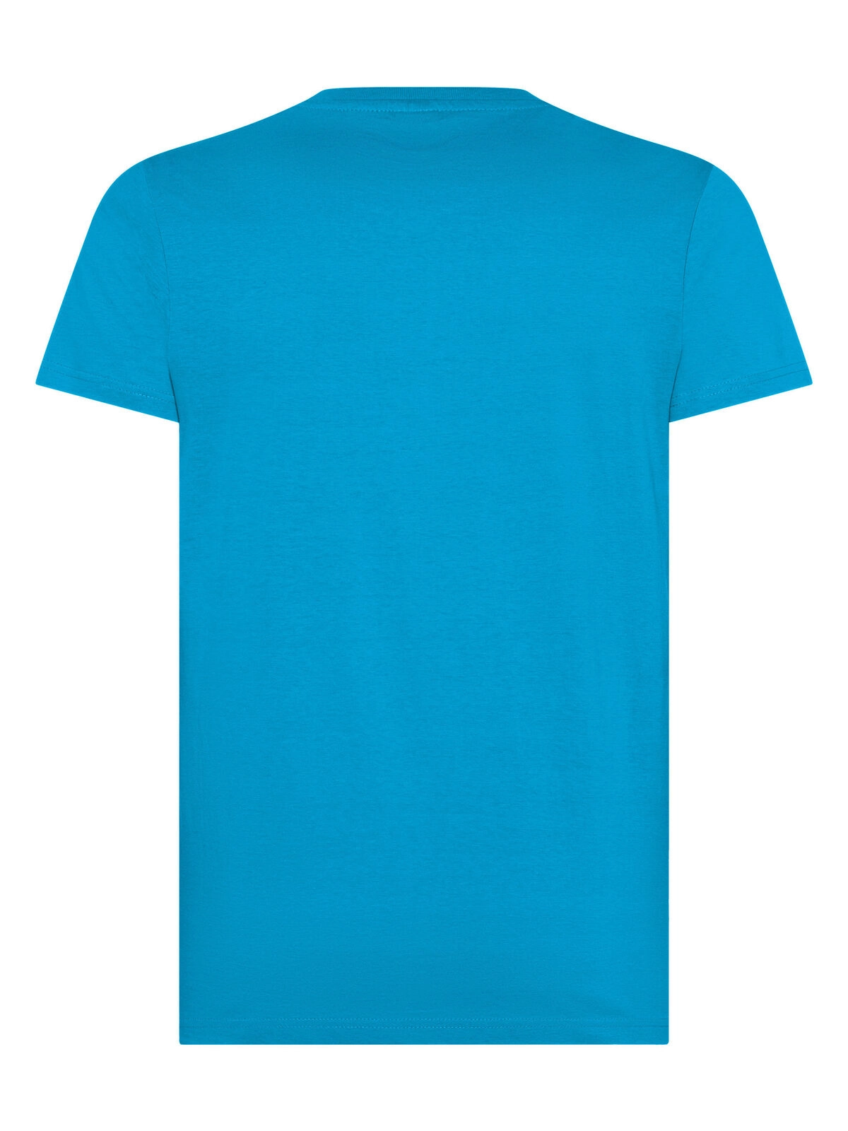 Immagine T-shirt manica corta, tessuto ring-spun single jersey, collo basso con cucitura a doppio ago