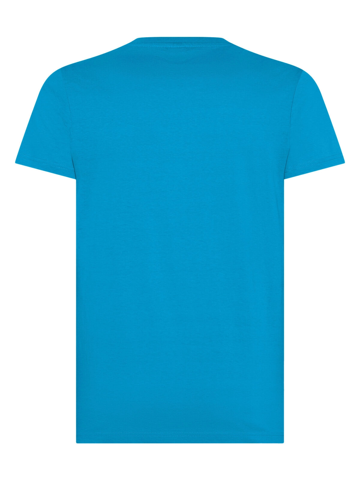 Immagine T-shirt manica corta, tessuto ring-spun single jersey, collo basso con cucitura a doppio ago
