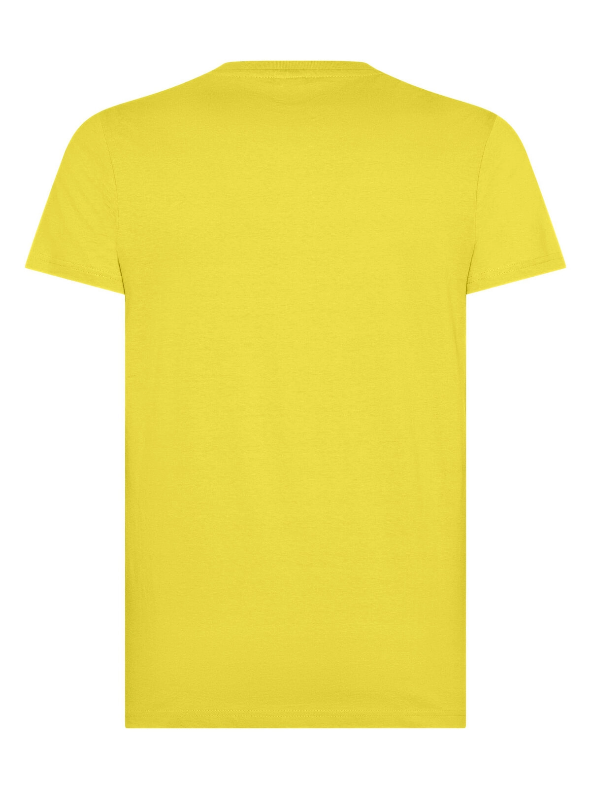 Immagine T-shirt manica corta, tessuto ring-spun single jersey, collo basso con cucitura a doppio ago