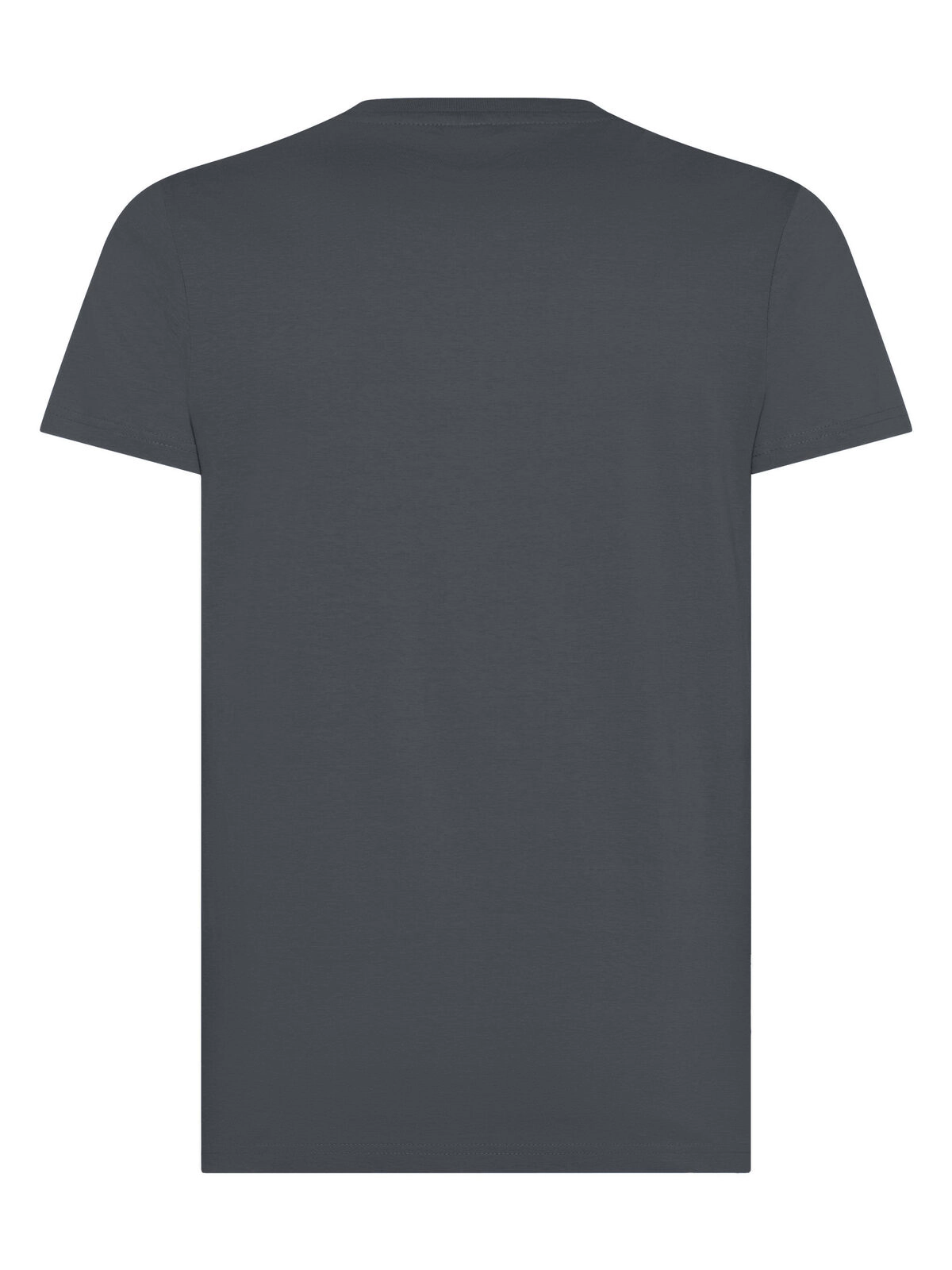 Immagine T-shirt manica corta, tessuto ring-spun single jersey, collo basso con cucitura a doppio ago