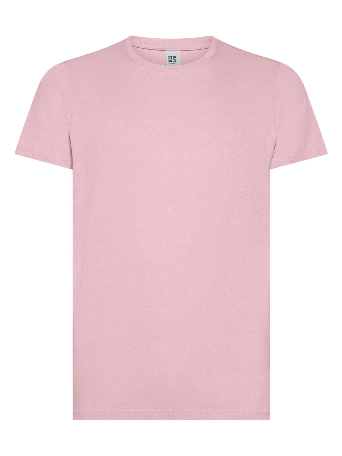 Immagine T-shirt manica corta, tessuto ring-spun single jersey, collo basso con cucitura a doppio ago