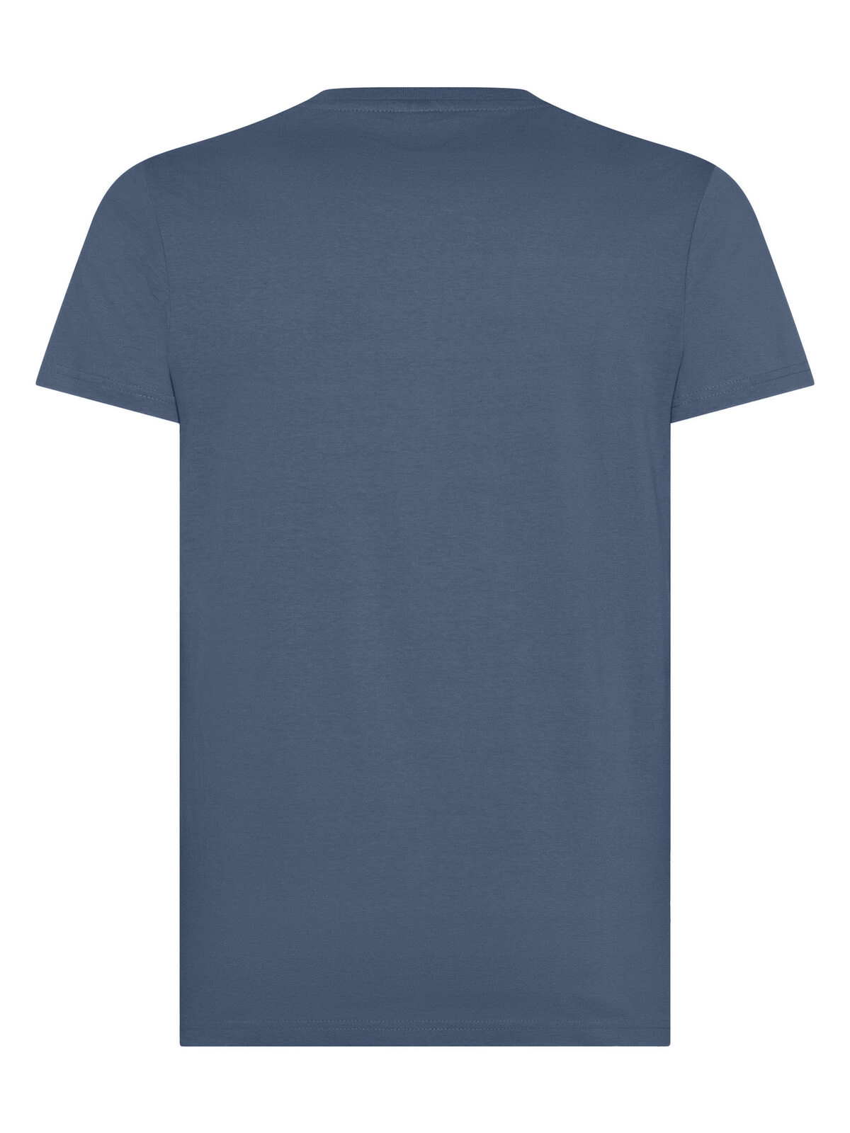 Immagine T-shirt manica corta, tessuto ring-spun single jersey, collo basso con cucitura a doppio ago