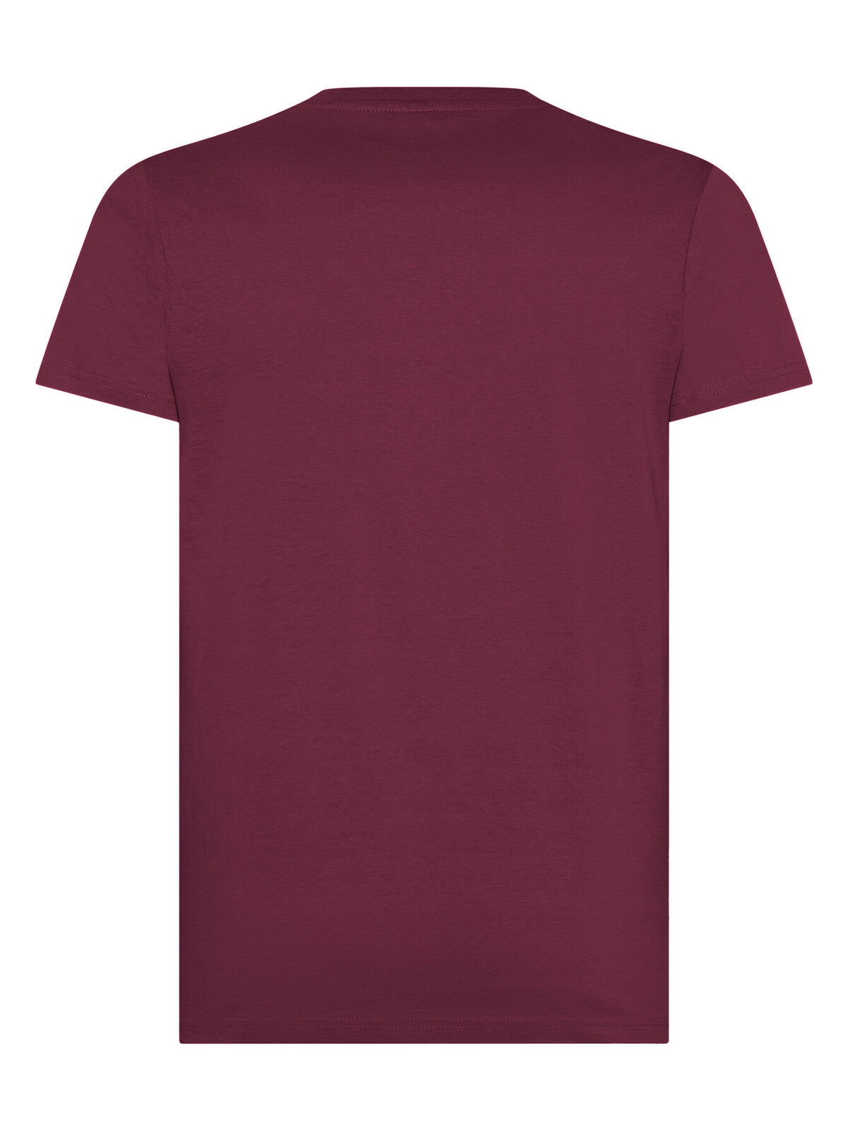 Immagine T-shirt manica corta, tessuto ring-spun single jersey, collo basso con cucitura a doppio ago