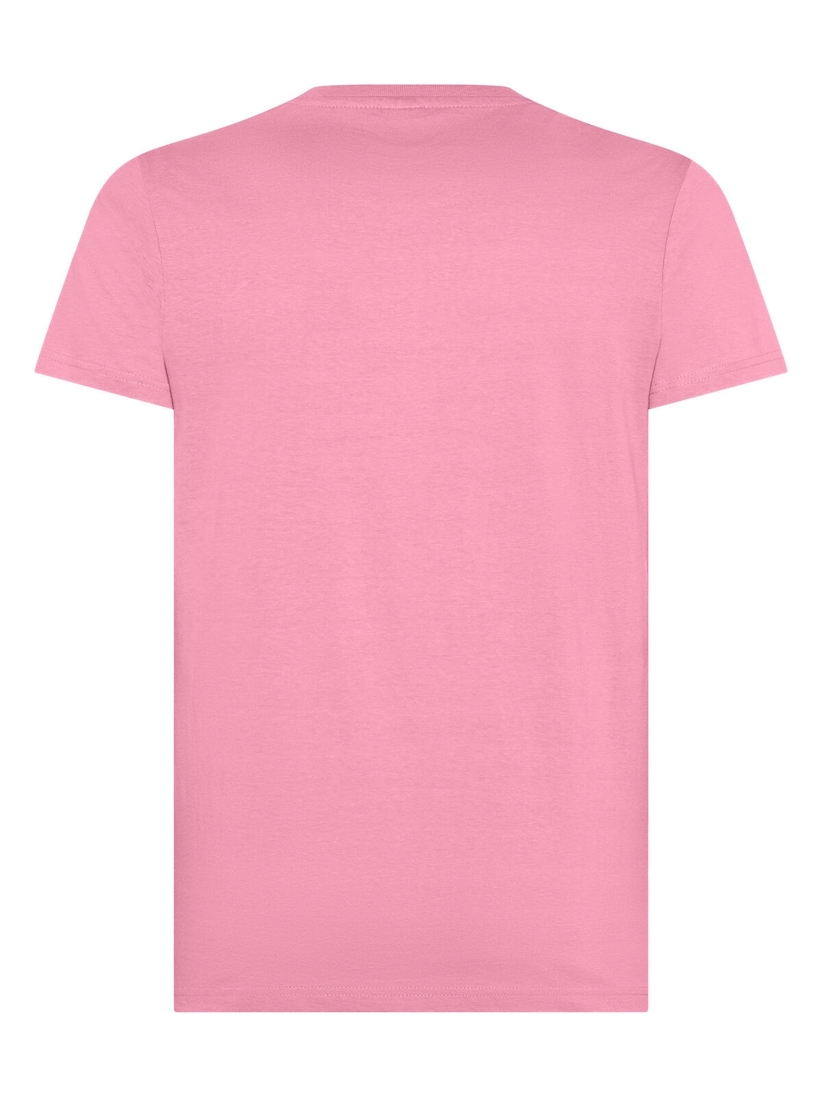 Immagine T-shirt manica corta, tessuto ring-spun single jersey, collo basso con cucitura a doppio ago