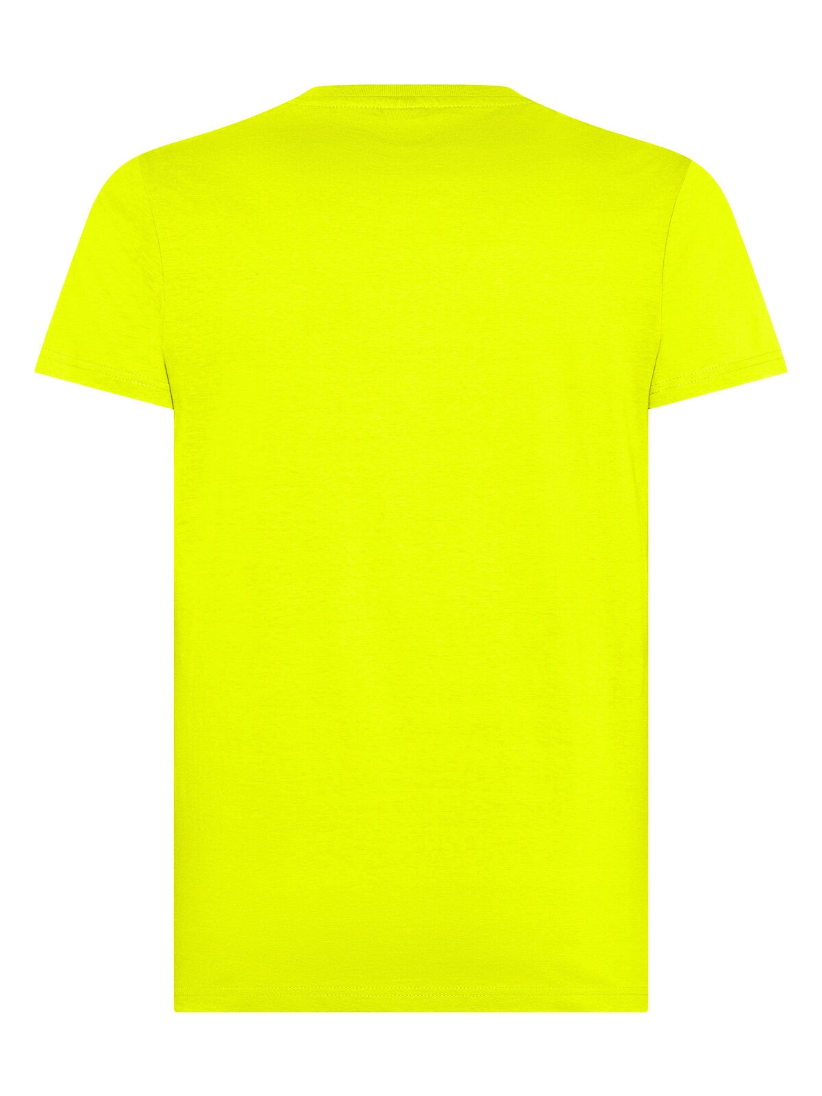 Immagine T-shirt manica corta, tessuto ring-spun single jersey, collo basso con cucitura a doppio ago