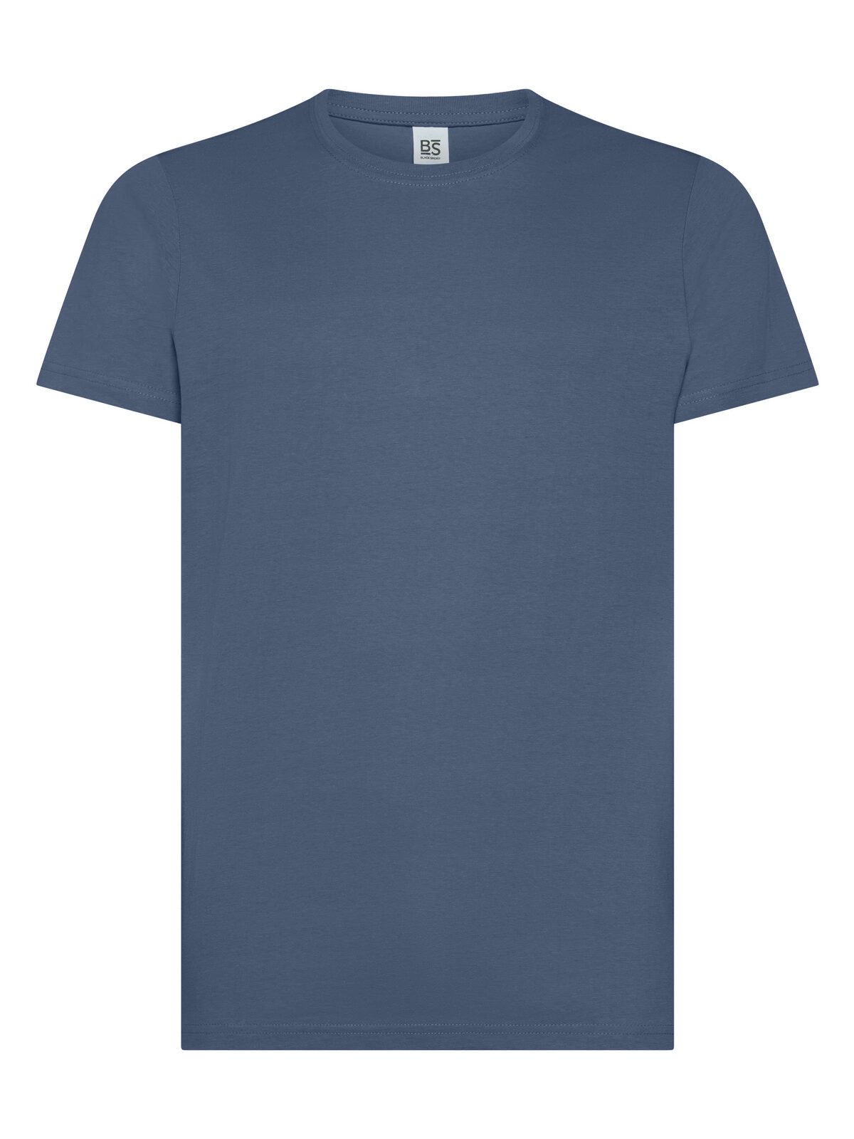 Immagine T-shirt manica corta, tessuto ring-spun single jersey, collo basso con cucitura a doppio ago