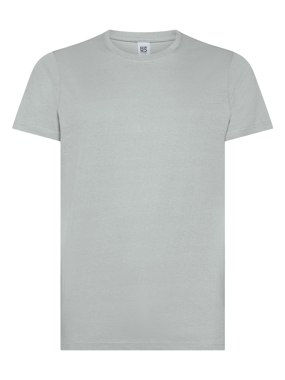 Immagine T-shirt manica corta, tessuto ring-spun single jersey, collo basso con cucitura a doppio ago