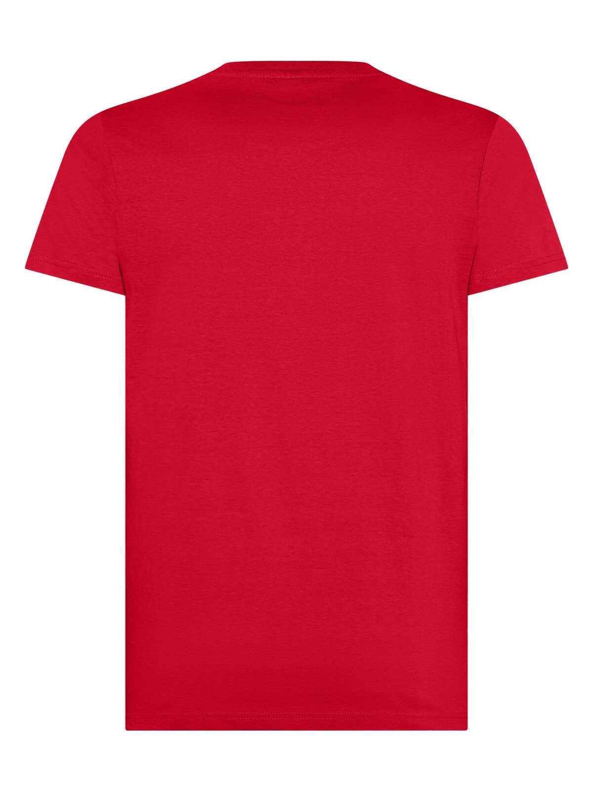 Immagine T-shirt manica corta, tessuto ring-spun single jersey, collo basso con cucitura a doppio ago
