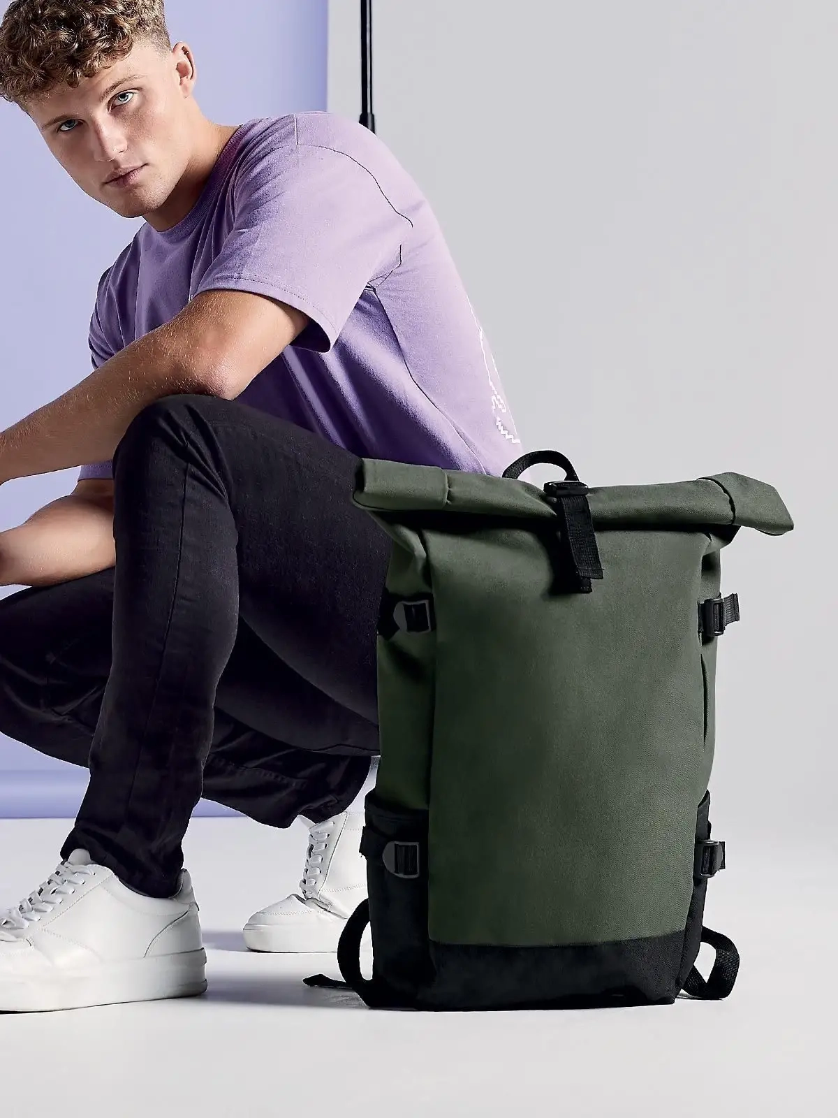 Immagine Block Roll-Top Backpack