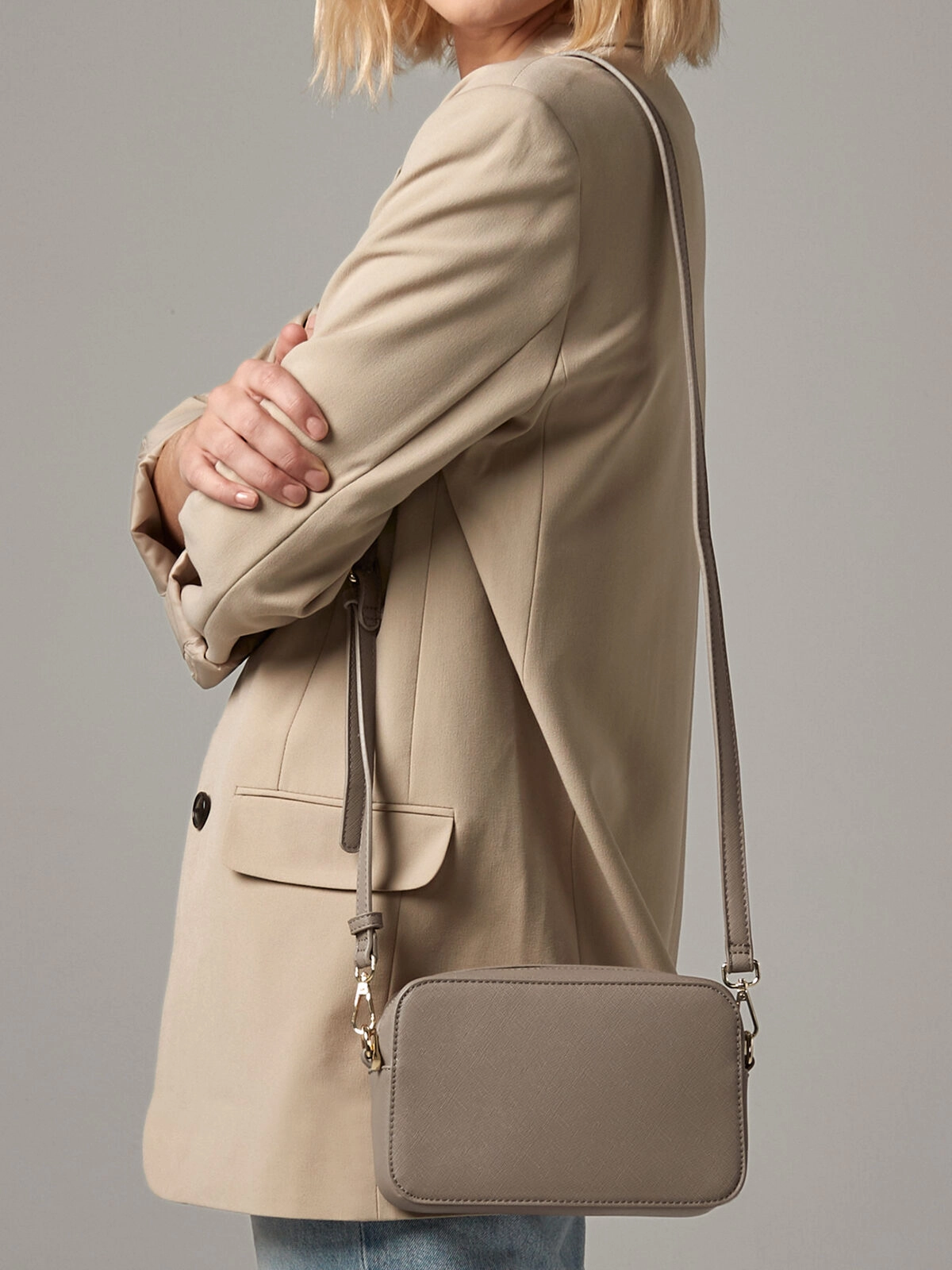 Immagine Boutique Structured Cross Body Bag