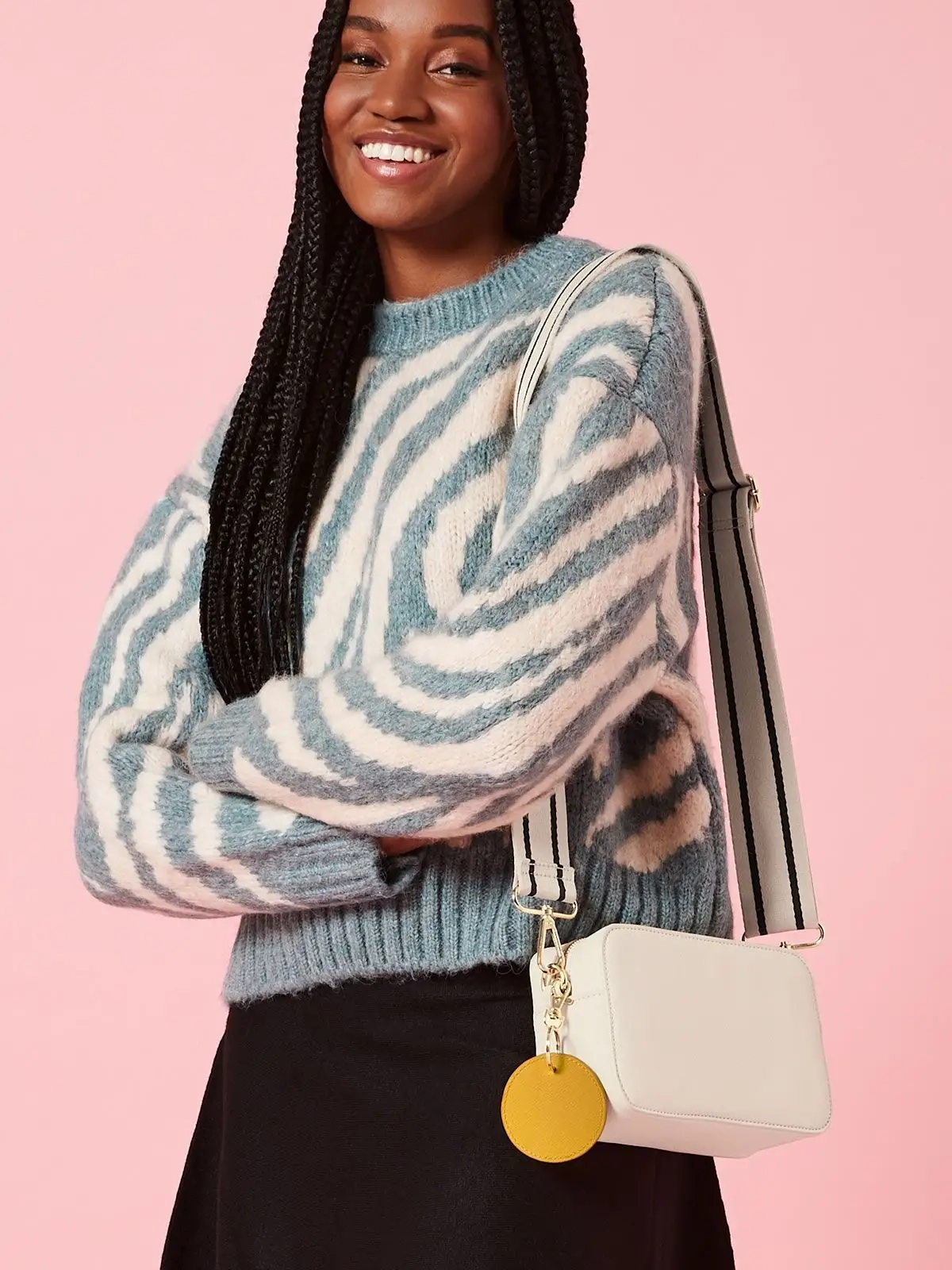 Immagine Boutique Structured Cross Body Bag