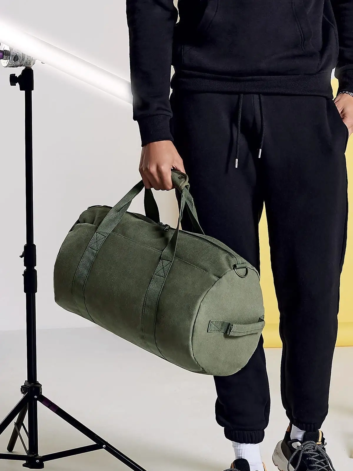 Immagine Vintage Canvas Barrel Bag