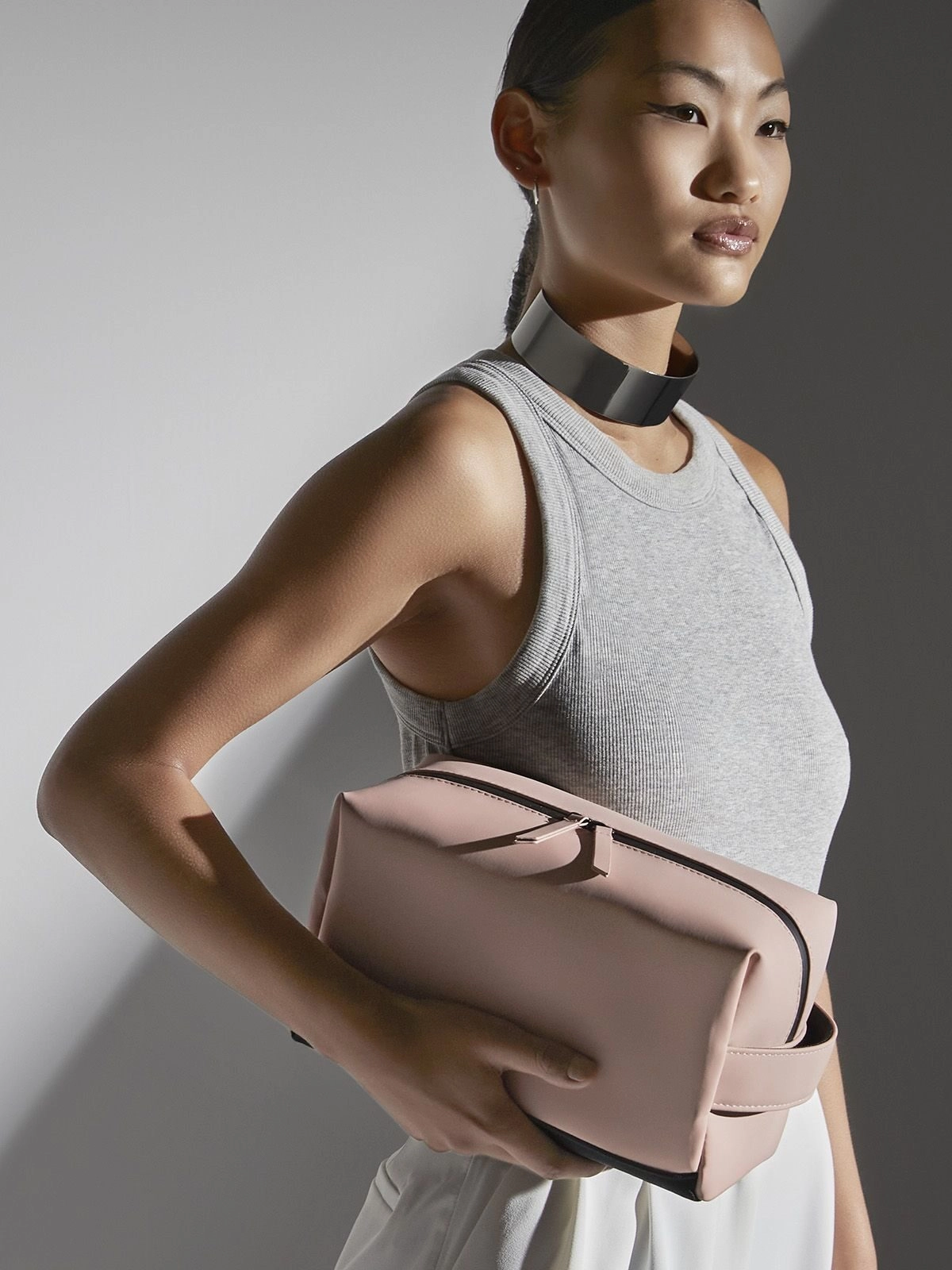 Immagine Matte PU Toiletry/Accessory Case
