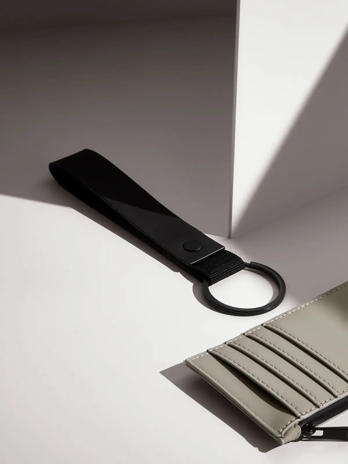 Immagine Matte PU Keyring