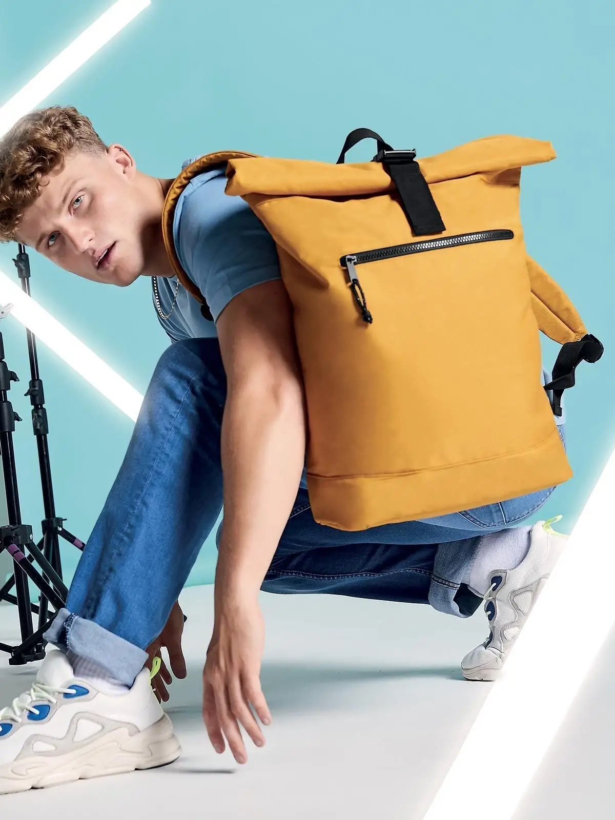 Immagine Recycled Roll-Top Backpack