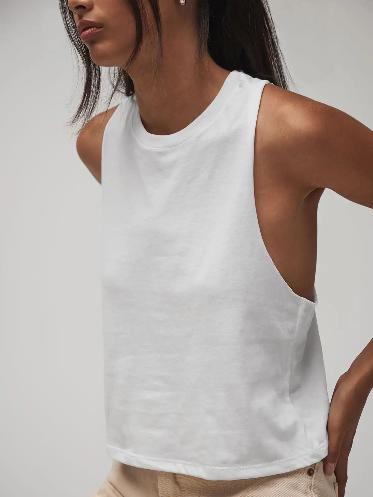 Immagine Women's Racerback Cropped Tank