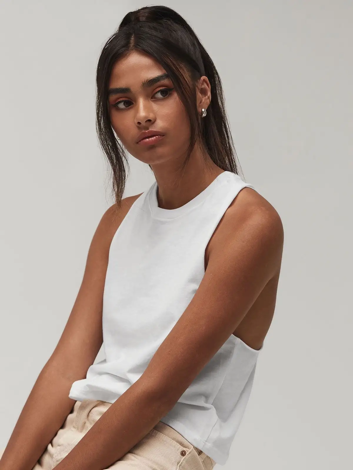 Immagine Women's Racerback Cropped Tank