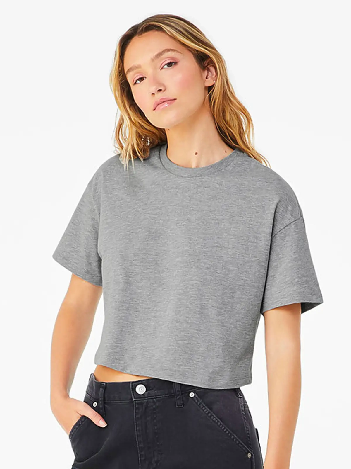 Immagine Womens Jersey Crop Tee