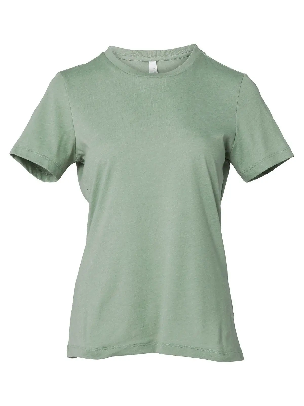 Immagine Women's Relaxed Heather Cvc Short Sleeve Tee