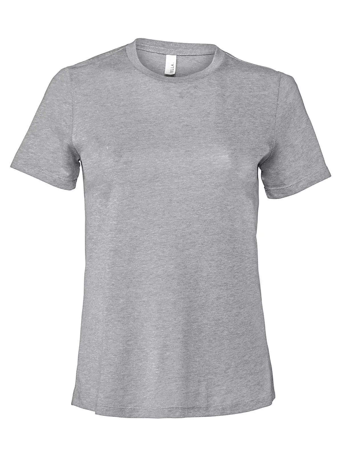 Immagine Women's Relaxed Heather Cvc Short Sleeve Tee