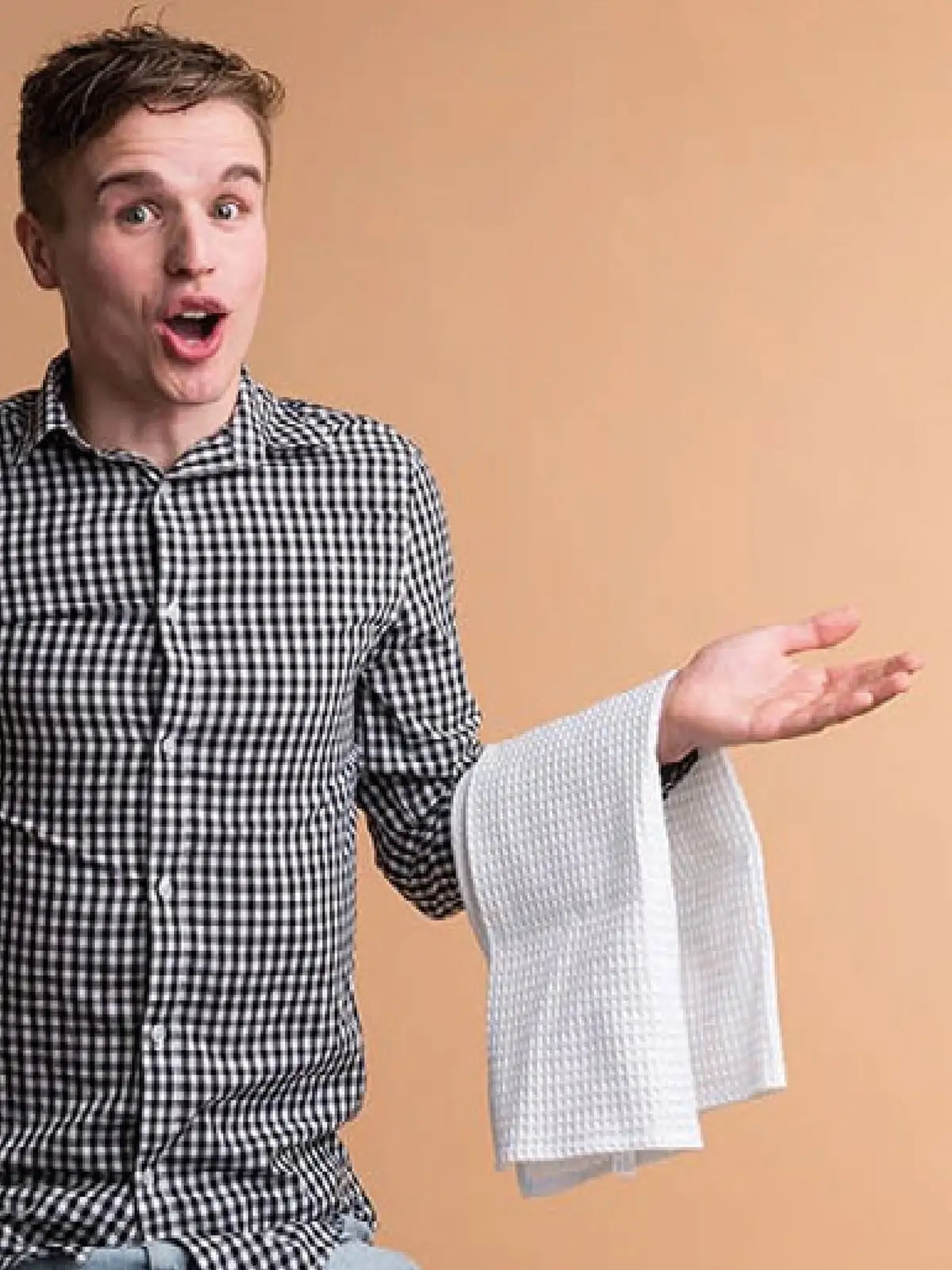 Immagine Strofinaccio da cucina in waffle 210g