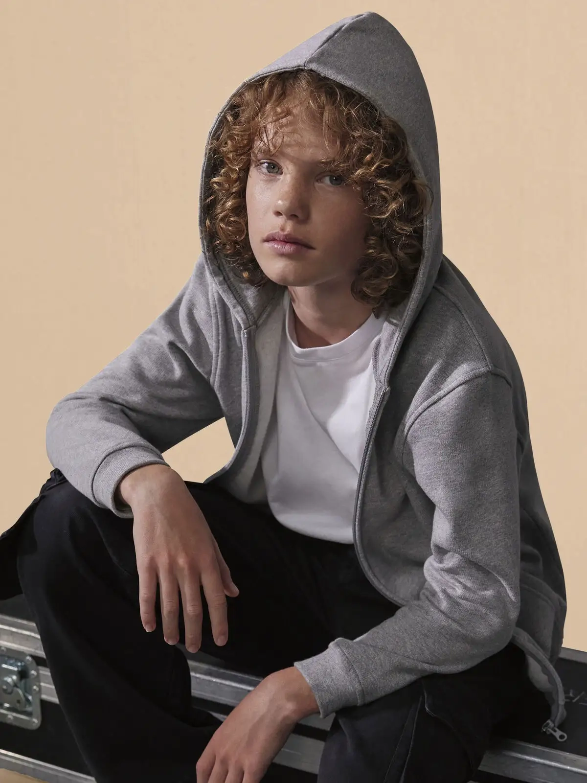 Immagine B&C ID.334 Zip Hood /kids