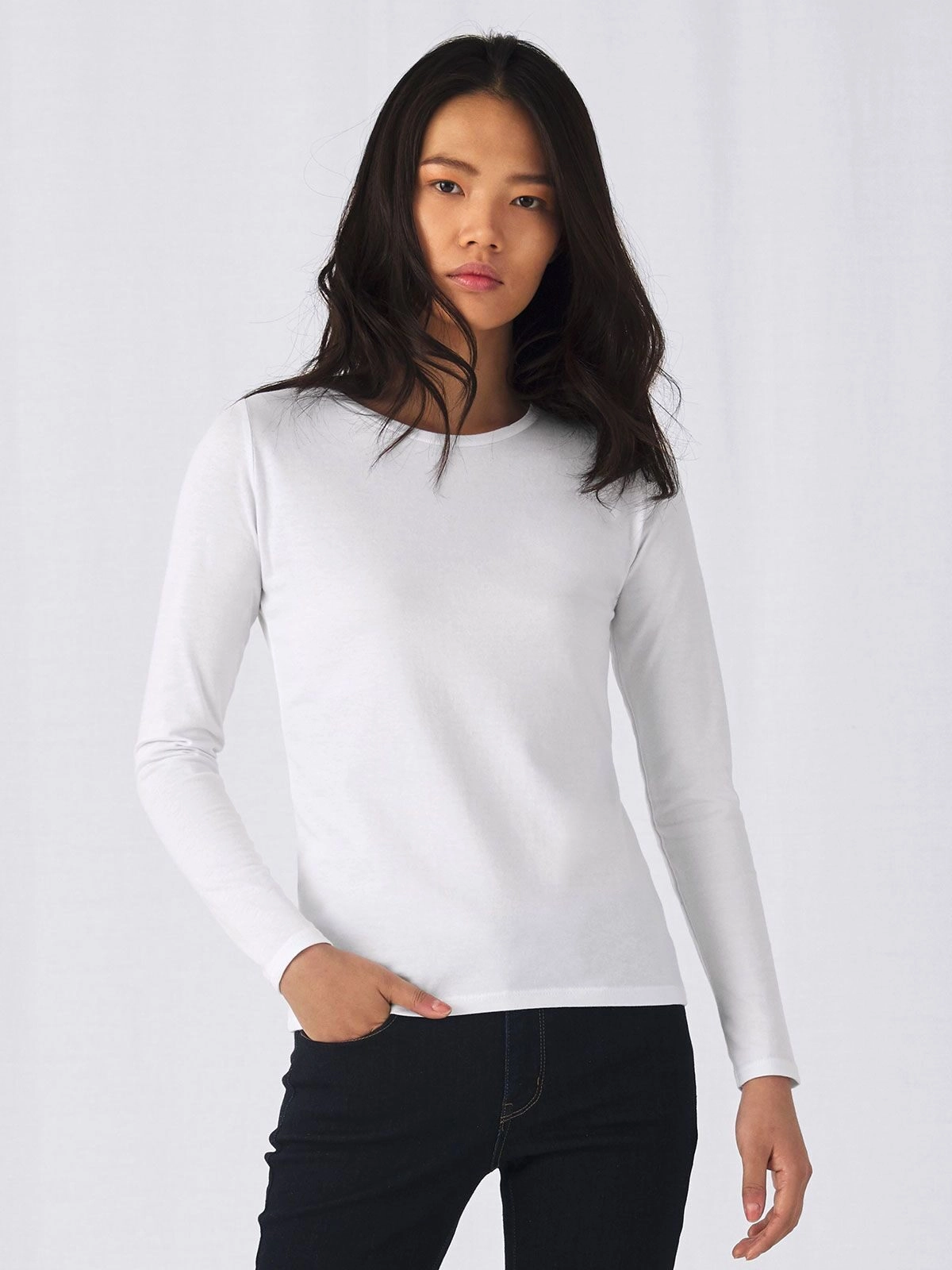 Immagine T-shirt manica corta B&C #E190 LSL /women