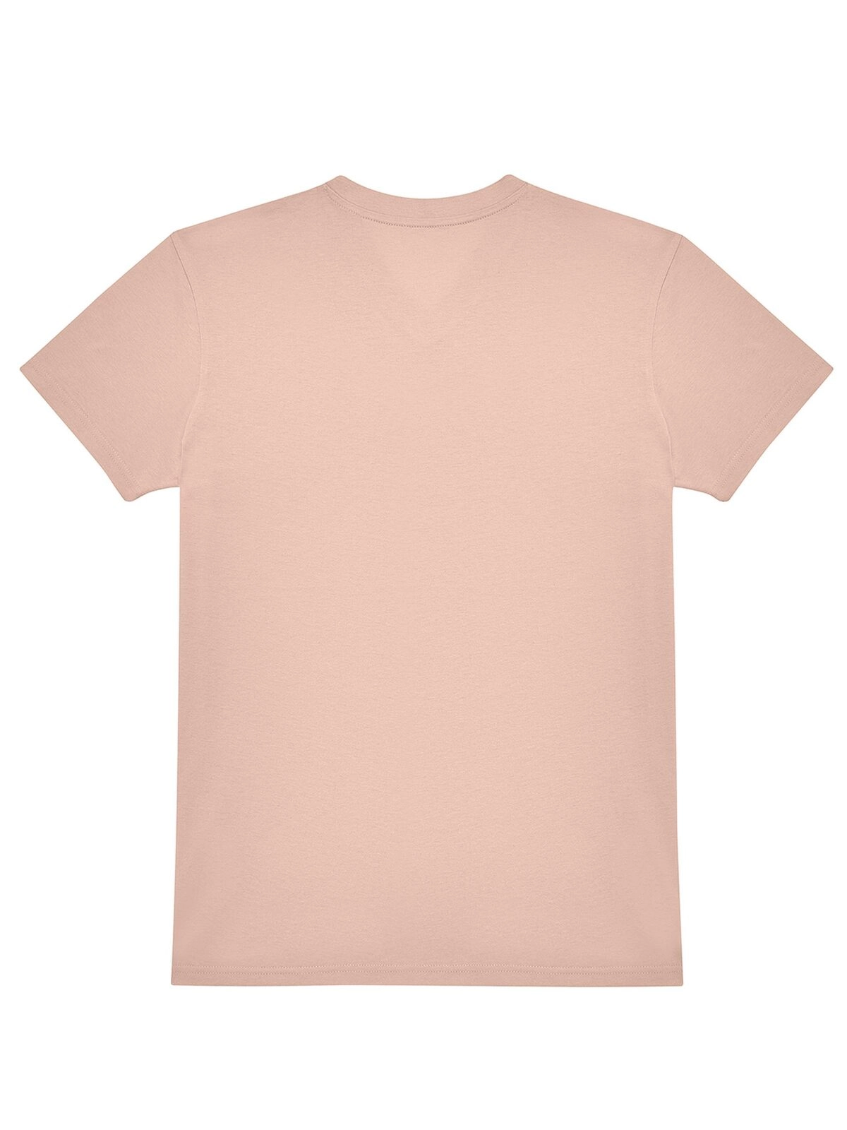 Immagine T-shirt con scollo a V in tessuto single jersey pre-ristretto e filato ad anelli - #E150 V