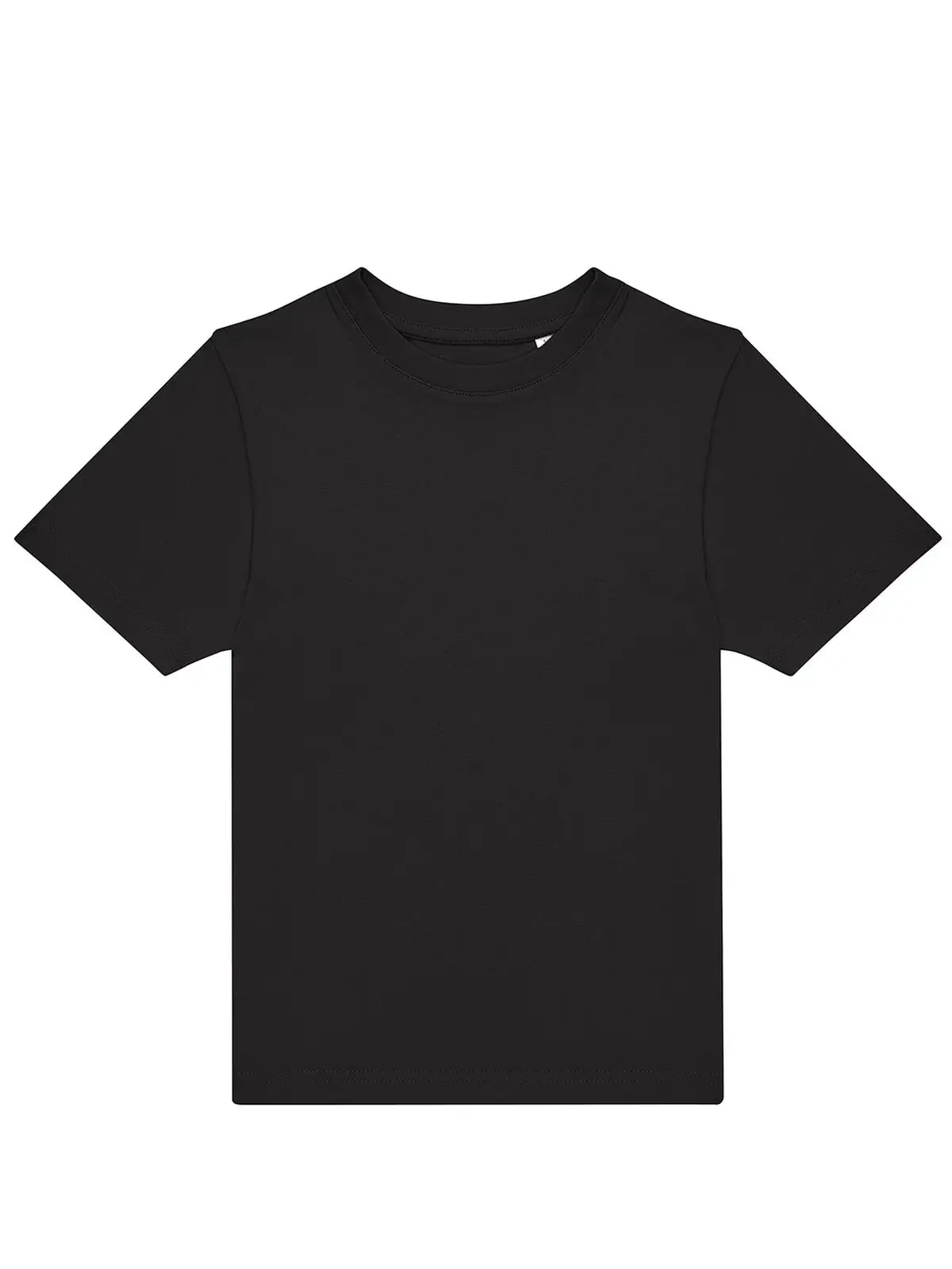 Immagine T-shirt girocollo tubolare a maniche corte da bambino, in cotone pre-ristretto e pettinato, morbida, confortevole - #E190 /kids