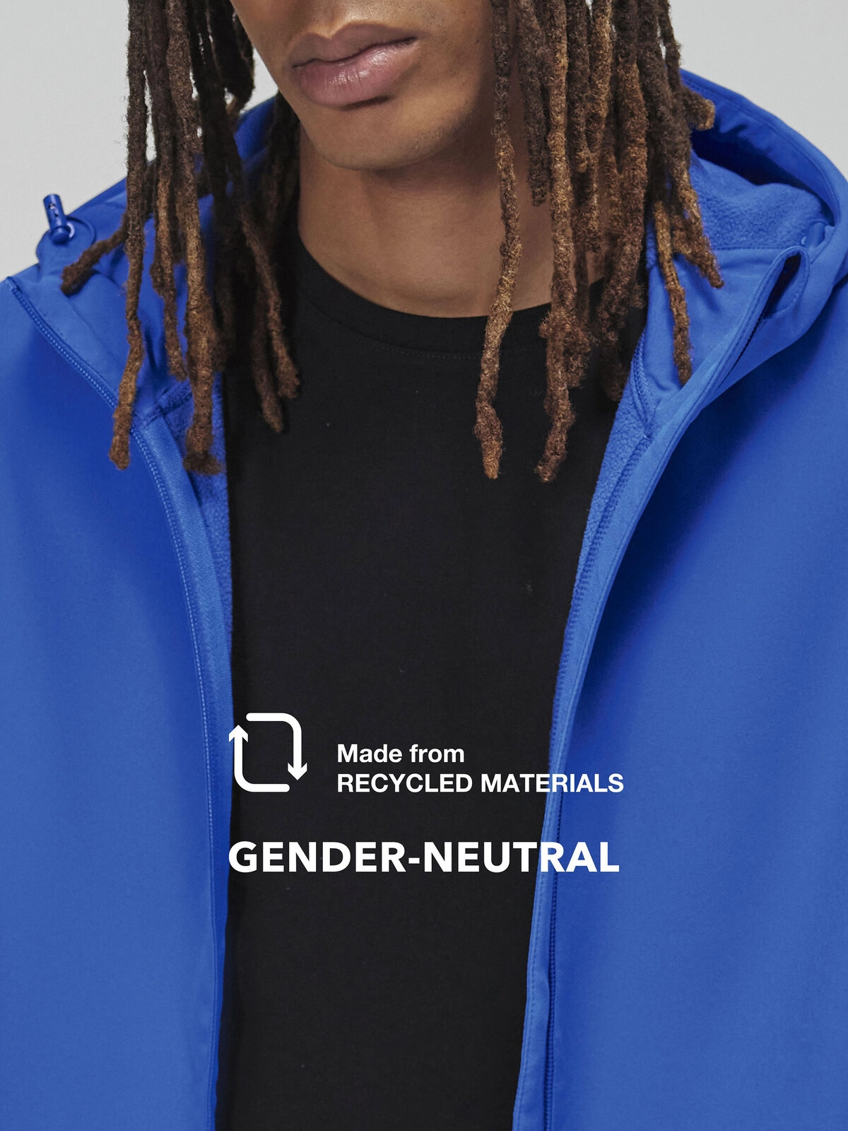 Immagine Giacca softshell a 3 strati con cappuccio fisso regolabile - Reset 3Lr Hooded
