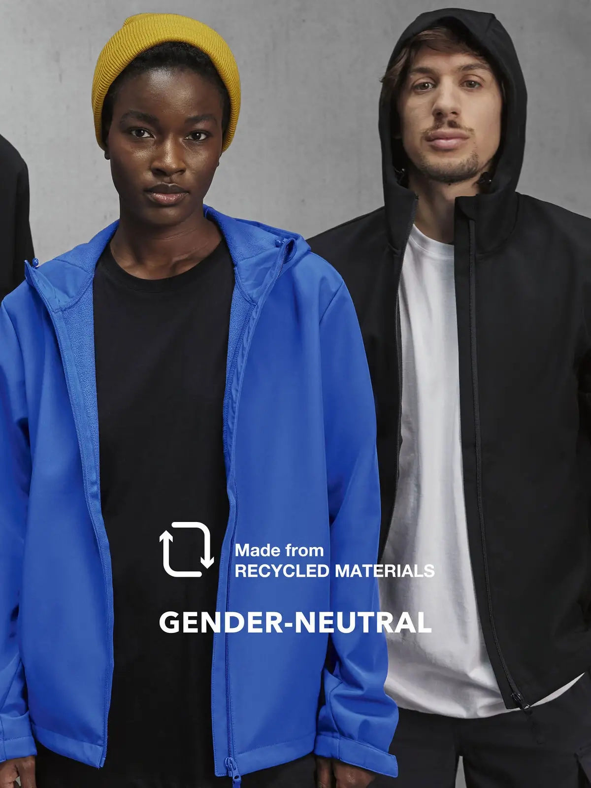 Immagine Giacca softshell a 3 strati con cappuccio fisso regolabile - Reset 3Lr Hooded