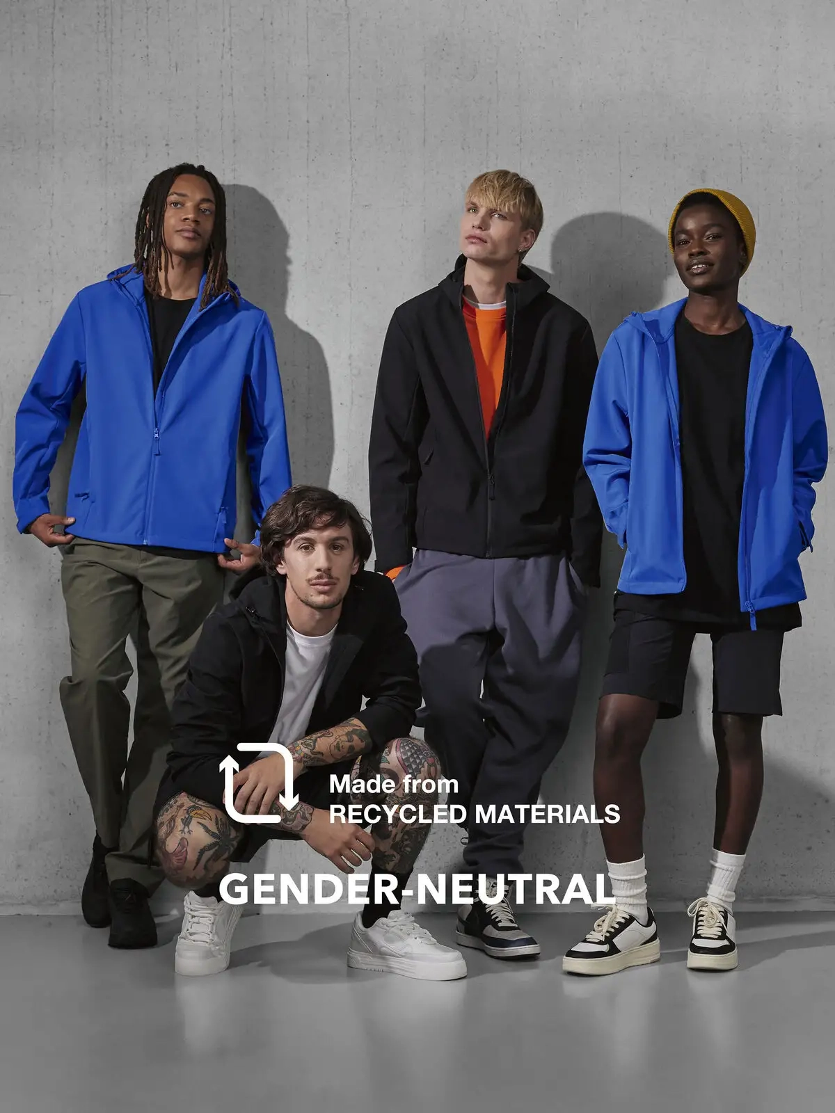 Immagine Giacca softshell a 3 strati con cappuccio fisso regolabile - Reset 3Lr Hooded